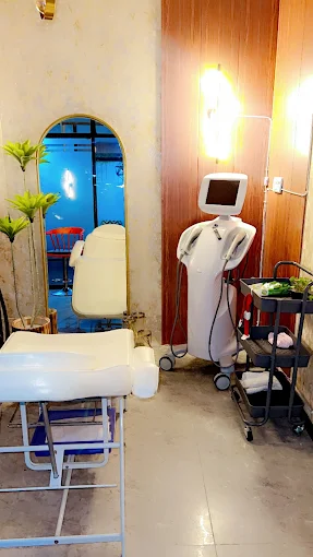 Hydrafacial machine setup